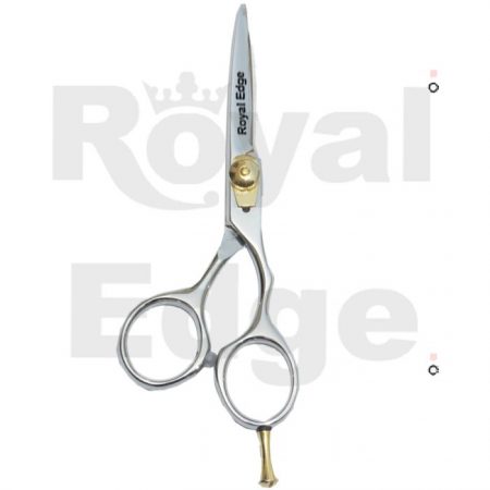 Mirror Finish Hair Styling scissors Available Size 5.5" Razor Edge Sharp with adjustable dial. Different dials option are also available. This is also available in our all finishes like Rainbow , Blue, Black, Powder Coated, Art Work etc.